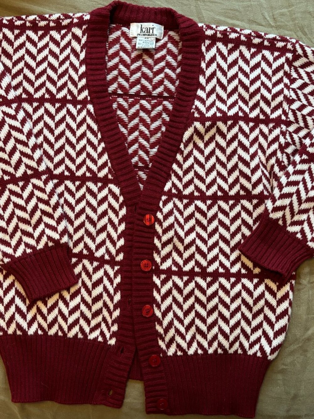 Vintage Kari Incorporated Cardigan size L
